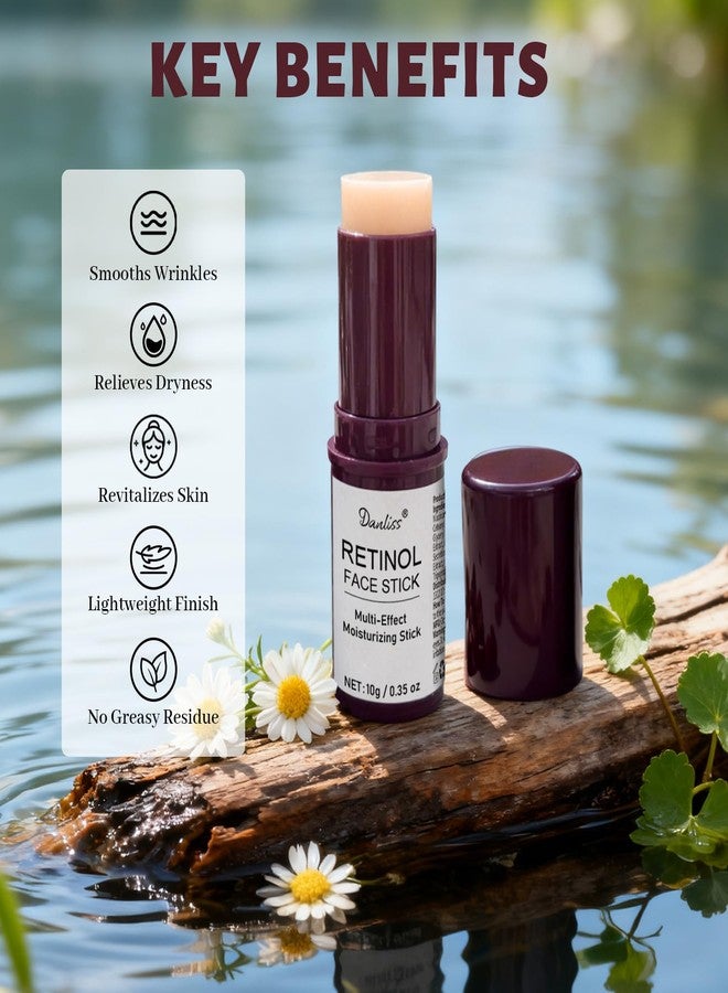 danliss Retinol Firming Face Stick – Tightens and Firms Face, Neck & Jawline | All-Over Moisture & Brightening Stick for Eyes with Niacinamide, Caffeine & Snail Mucin | 0.35 oz - Image 2